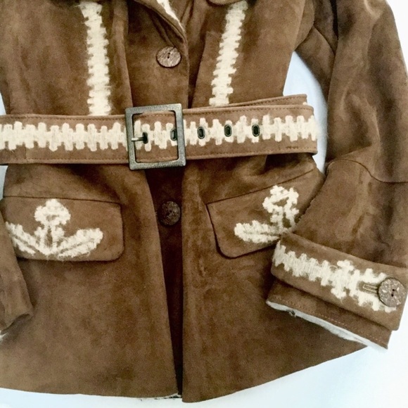 NEW European Style Genuine Italian Fontani Shearling - Made in Italy - Picture 4 of 8